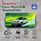 Sigma One® Defender Car Design Large Keyboard Mat, Anti-Slip Waterproof Mouse Pad, Stylish Desk Mat for Computer, Laptop, Gaming Setup, Home, Office, Study & Workstation Table Decoration (58x28cm)